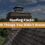 Roofline and brick chimney under a blue sky with the article title “Roofing Facts: 10 Things You Didn't Know” overlaid on the image, representing a featured blog post by Five Points Roofing.