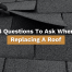 Five Points Roofing consultant inspecting damaged shingles on roof in Franklin, TN