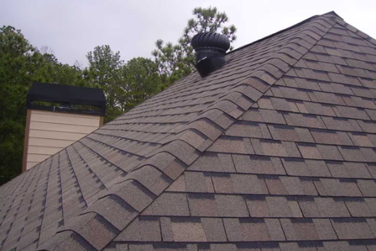 Roof with Atlas Chalet Shingles