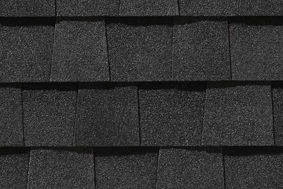 Certainteed Landmark Moire Black roof shingles
