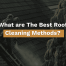 roof cleaning methods