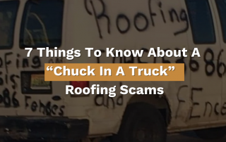 chuck in a truck roofing scam