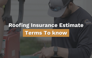 Roof Insurance Estimate Terms