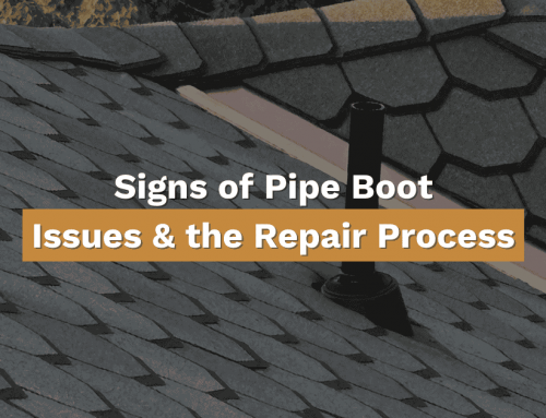 Signs of Pipe Boot Issues and the Repair Process