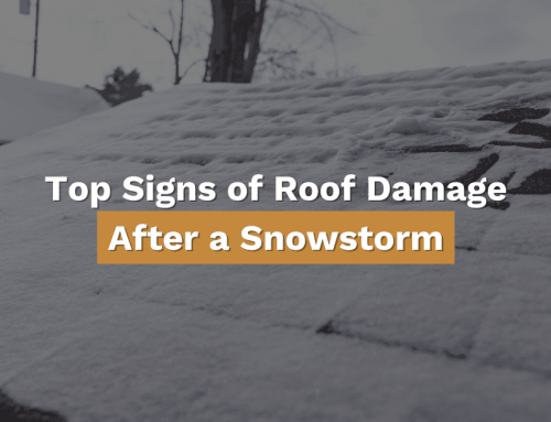 Top Signs of Roof Damage After a Winter Storm