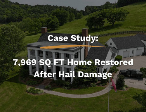 7,969 SQ FT Home Restored After Hail Damage