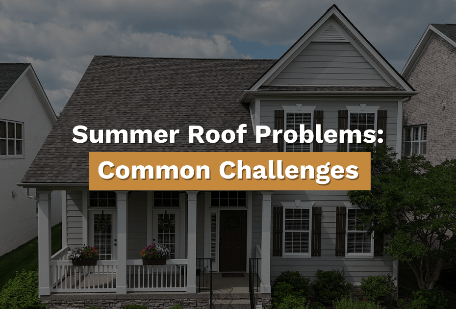 Tennessee Roof replacement due to summer heat and weather damage.