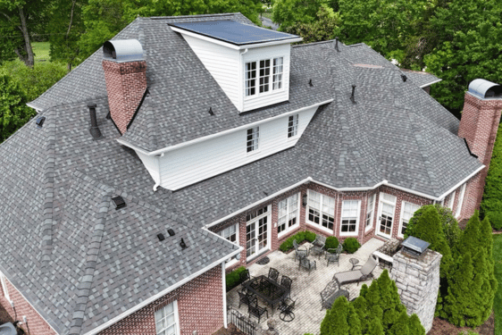 CertainTeed Colonial Slate in Nashville, TN Fully replace roof with CertainTeed Colonial Slate Shingles by Five Points Roofing in Nashville, TN