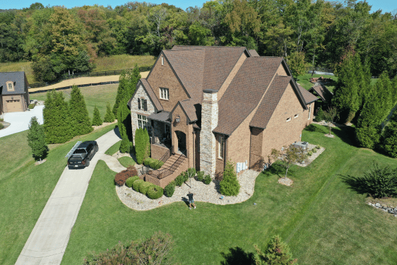 CertainTeed Heather Blend Shingles in Brentwood, TN Full roof replaced by Five Points Roofing using Certainteed Heather Blend Shingles in Brentwood, TN